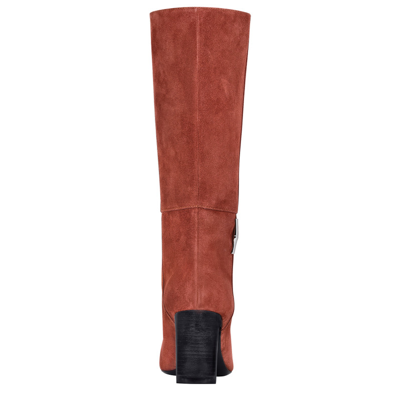 Roseau Heeled boots Mahogany - Leather 3