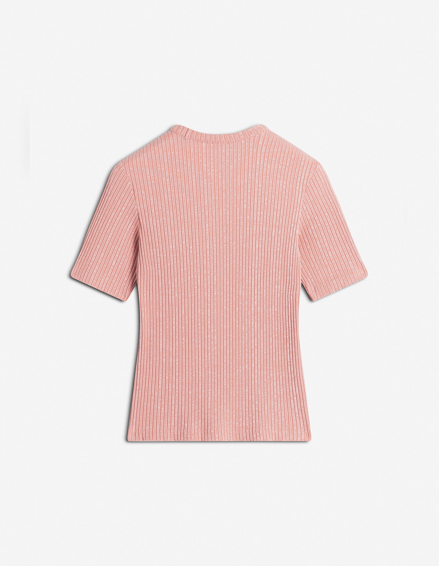 MAISON KITSUNE HANDWRITING LABEL FITTED TEE-SHIRT - 6
