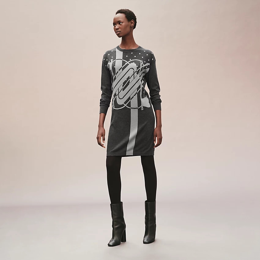 "Clic Clac" long-sleeve dress - 2