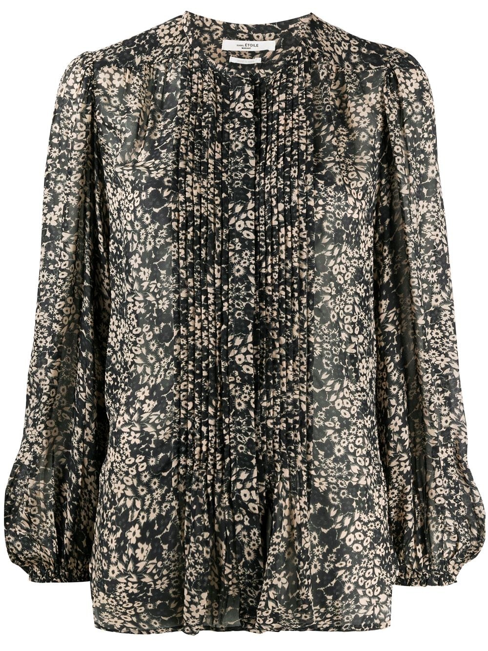 floral-print blouse - 1