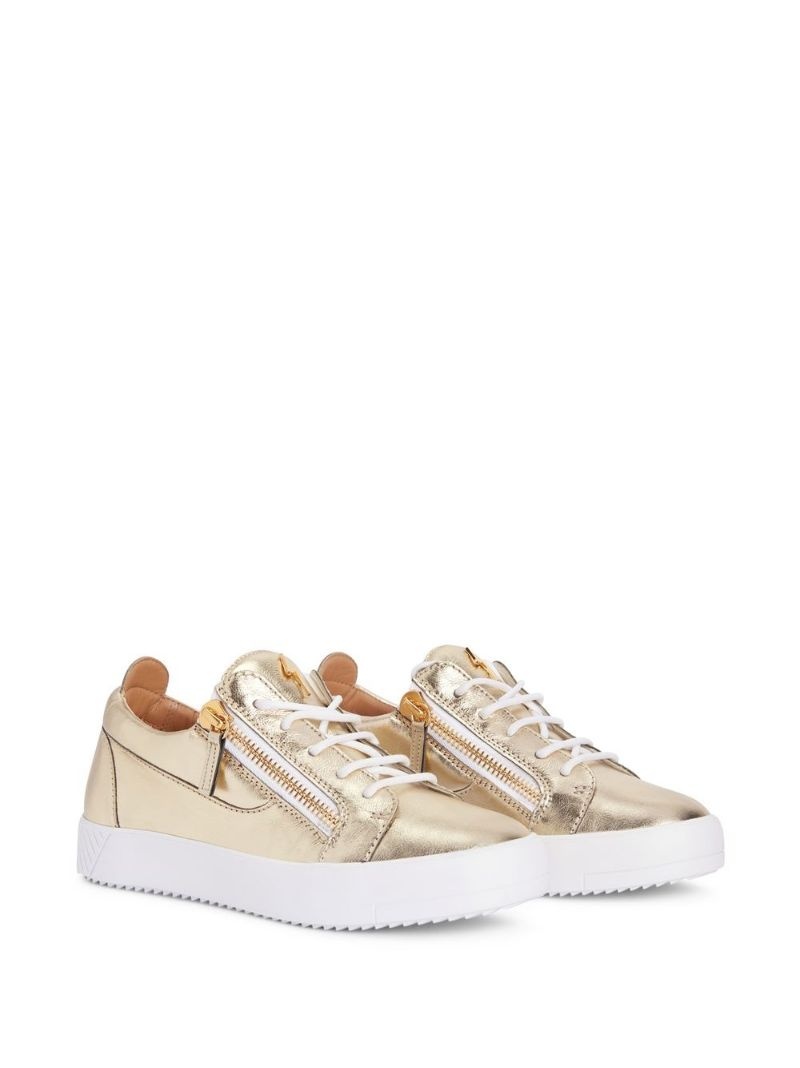 Nicki metallic-finish sneakers - 2