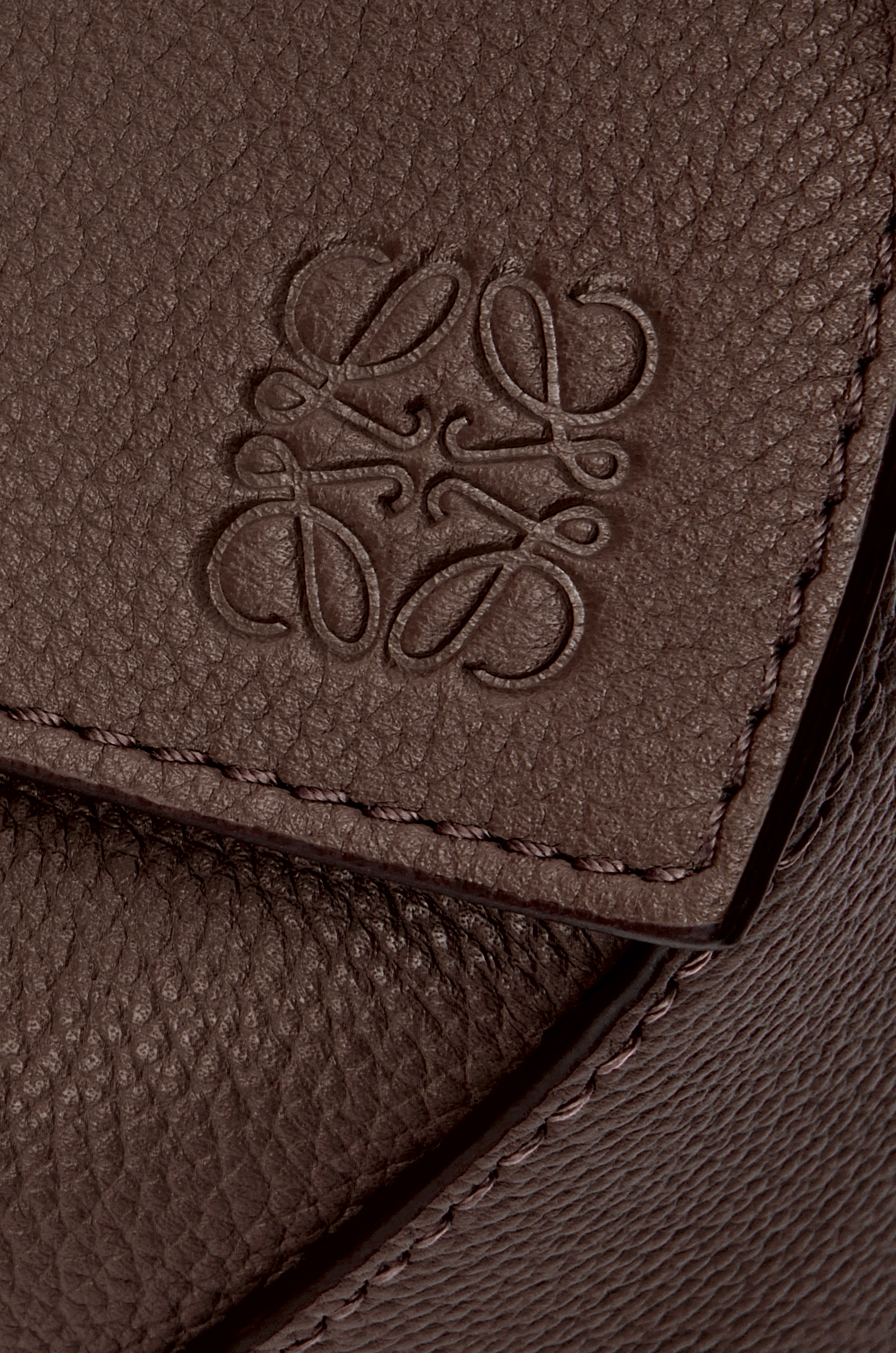 Small Puzzle Edge bag in soft grained calfskin - 8