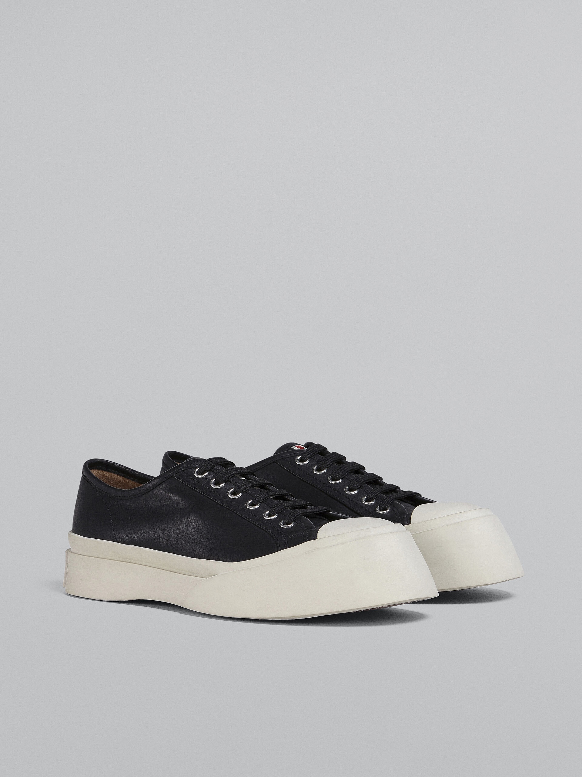 BLACK NAPPA LEATHER PABLO SNEAKER - 2