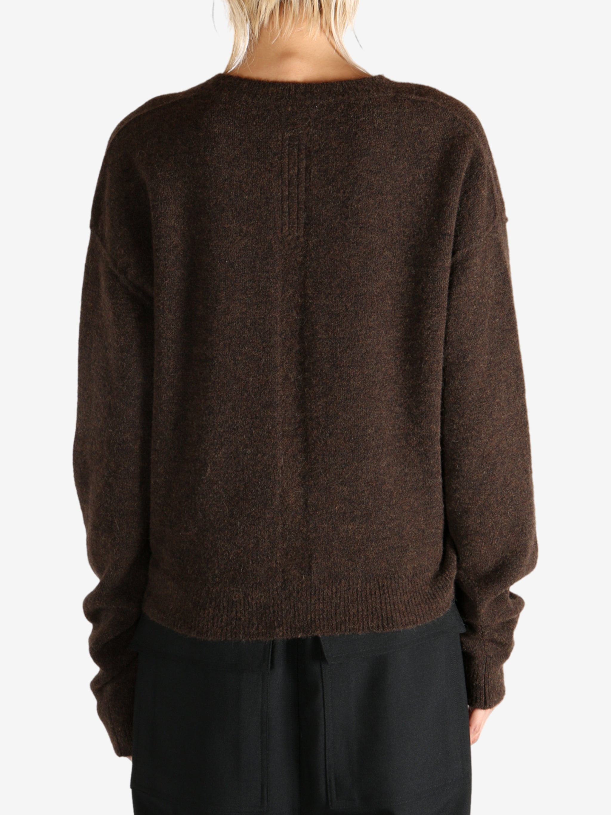 RICK OWENS - Women Maglia Tommy V Neck Knitwear - 3
