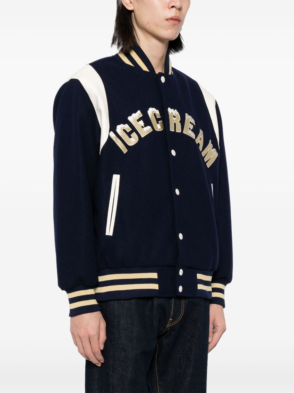 drippy varsity jacket - 3