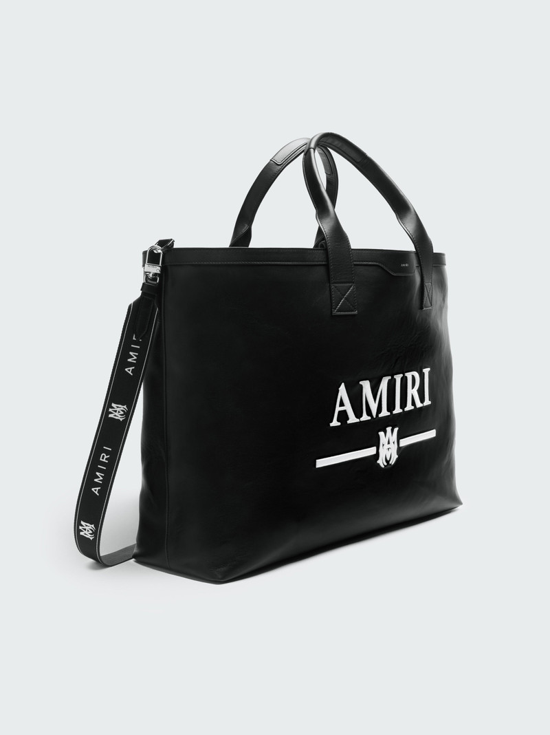 AMIRI NAPPA LOGO EMBROIDERY TOTE BAG outlook