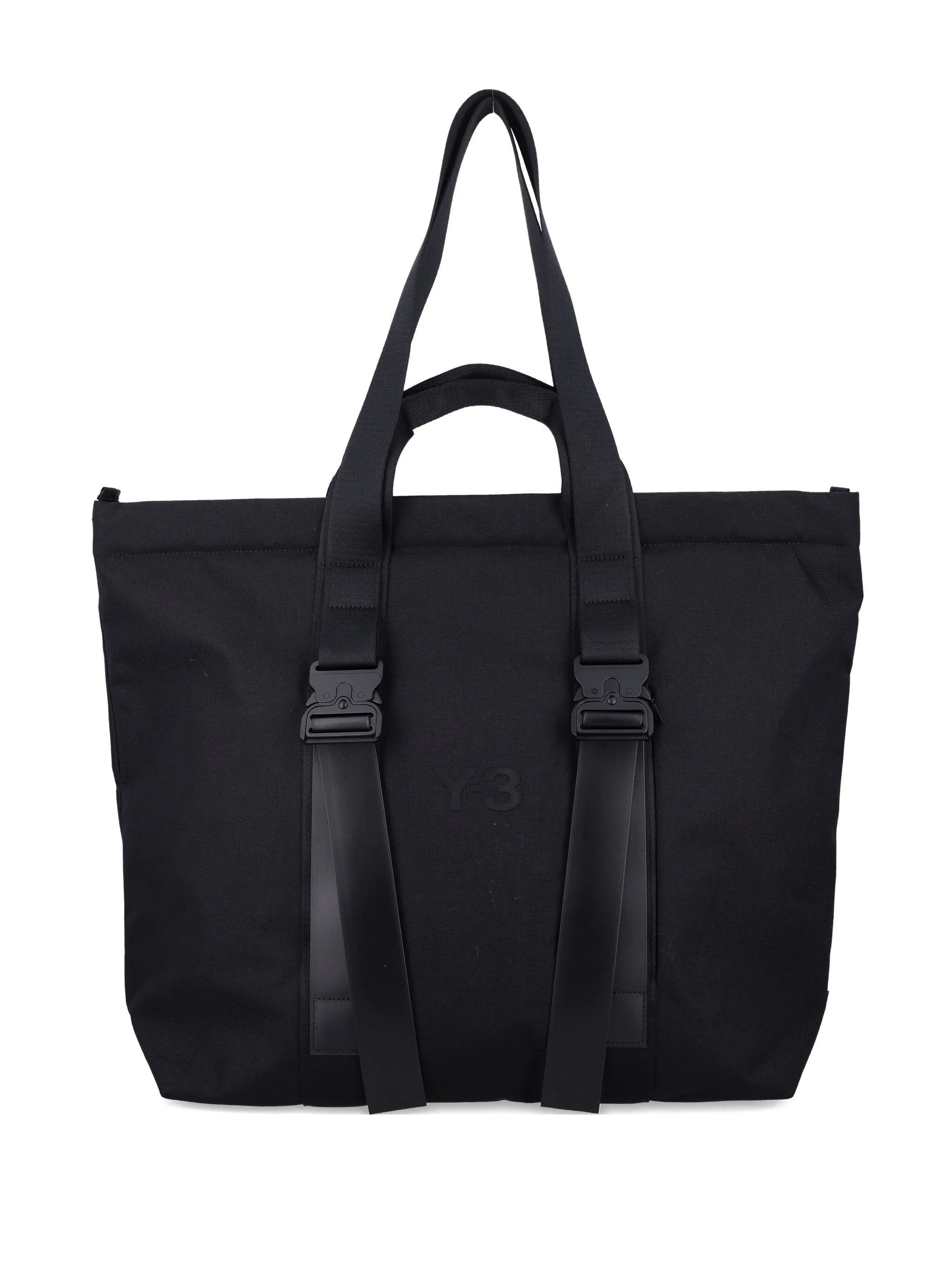 Y-3 Buckle-strap Shopper Tote Bag - 1