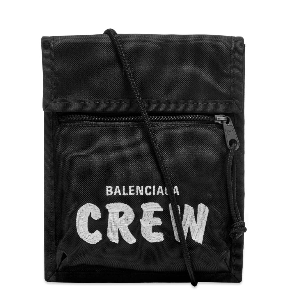 Balenciaga Nylon Crew Logo Shoulder Strap Pouch - 1