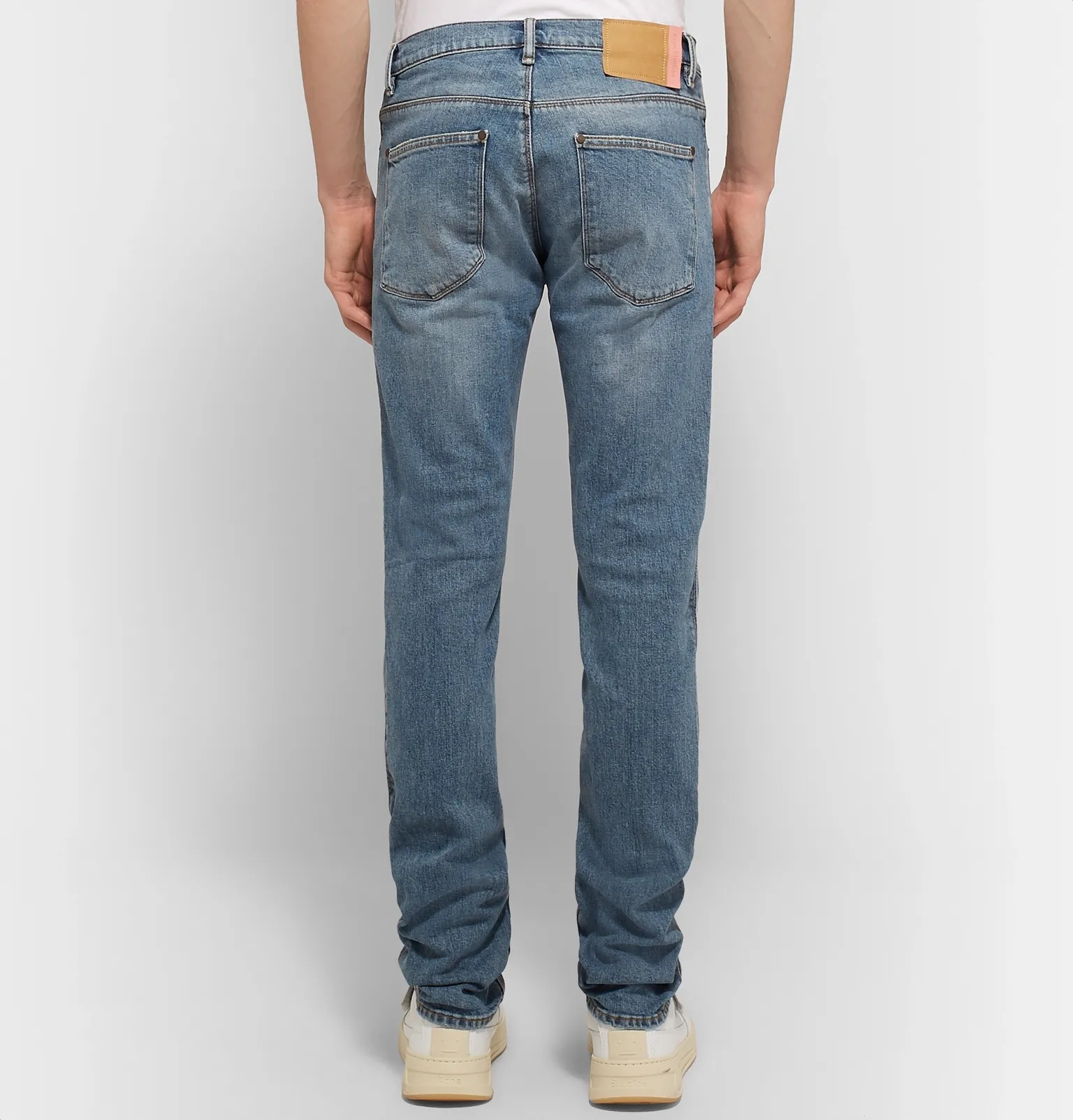 Max Slim-Fit Distressed Denim Jeans - 5