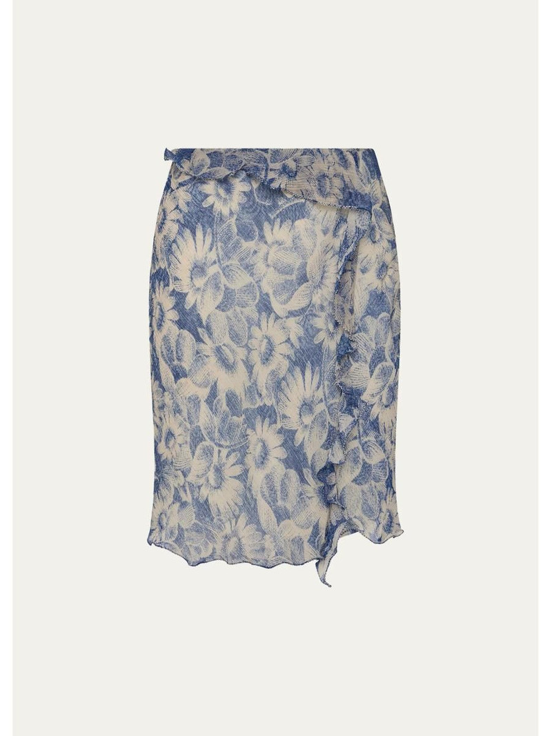 Lilia Ruffle Midi Skirt 1
