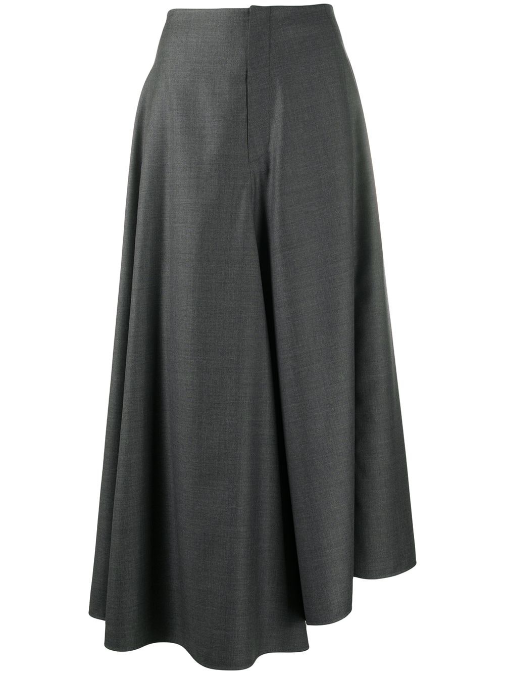 asymmetric palazzo pants - 1