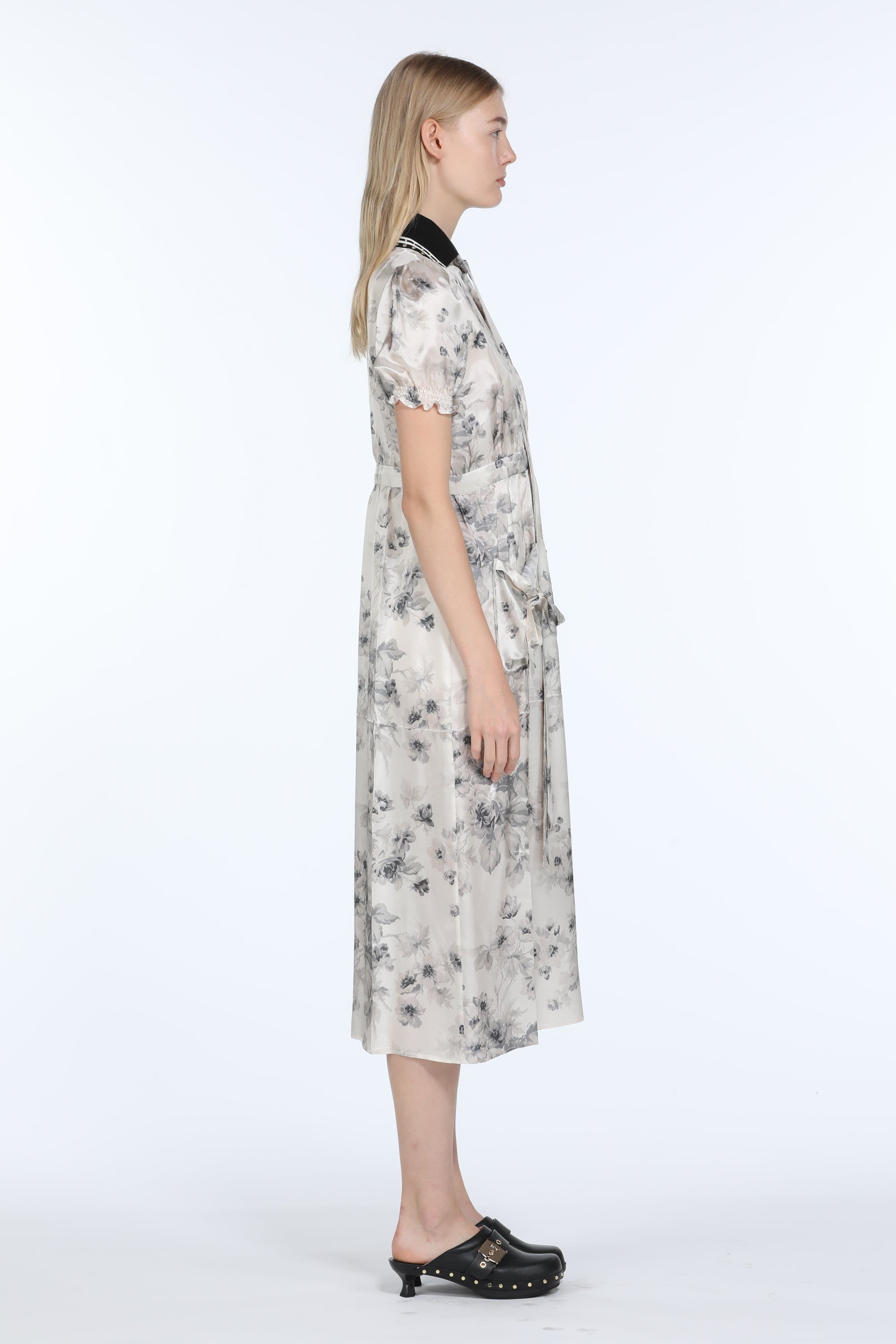 FLORAL-PRINT MIDI DRESS - 3