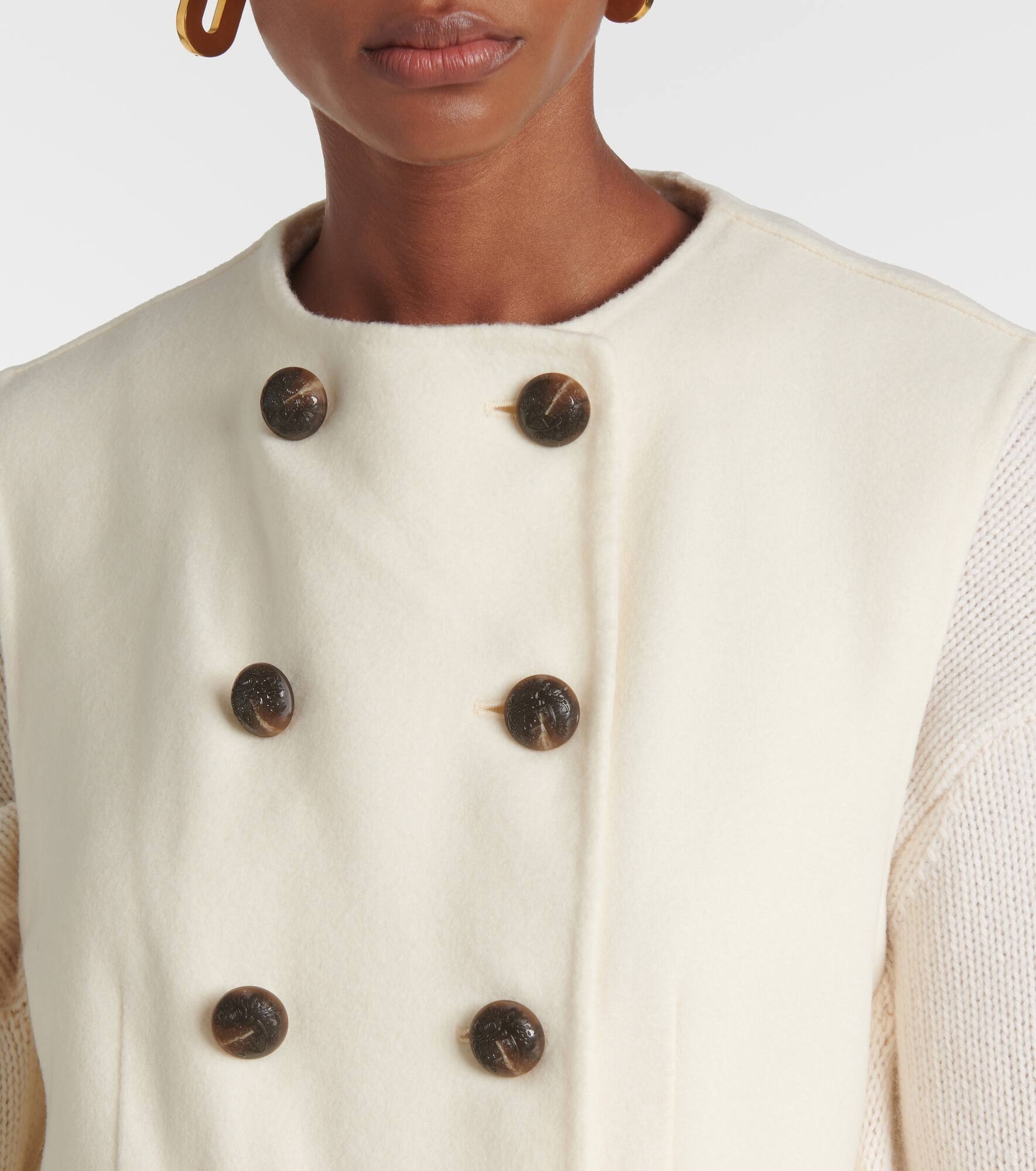 Hoxton wool-blend vest - 4