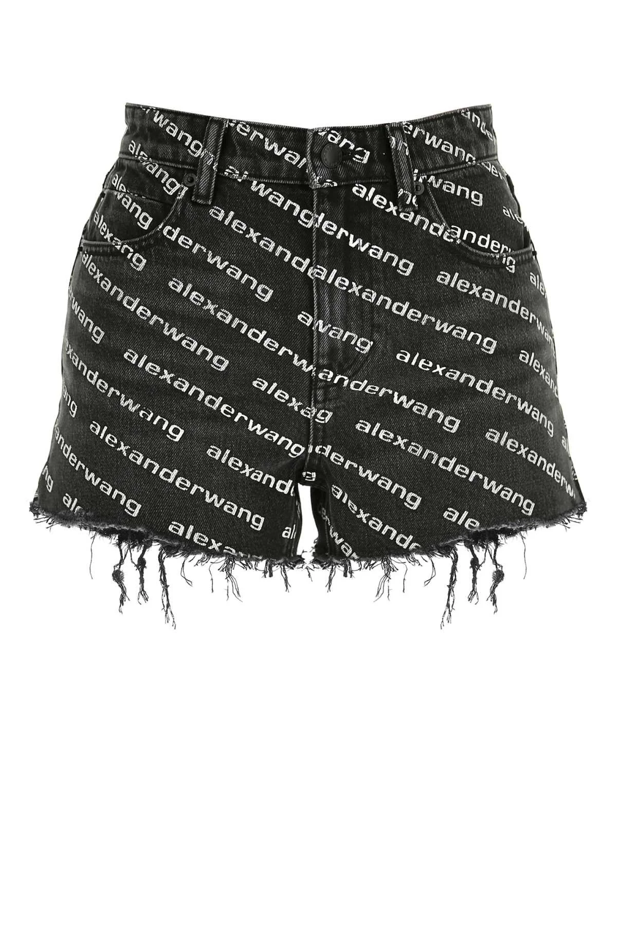Alexander Wang Women Printed Denim Shorts - 1