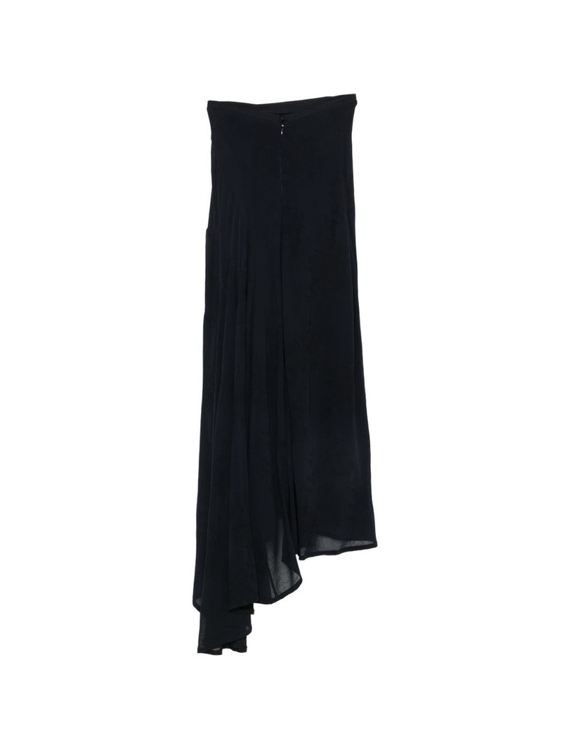 Marc Le Bihan floral-jacquard asymmetric skirt outlook