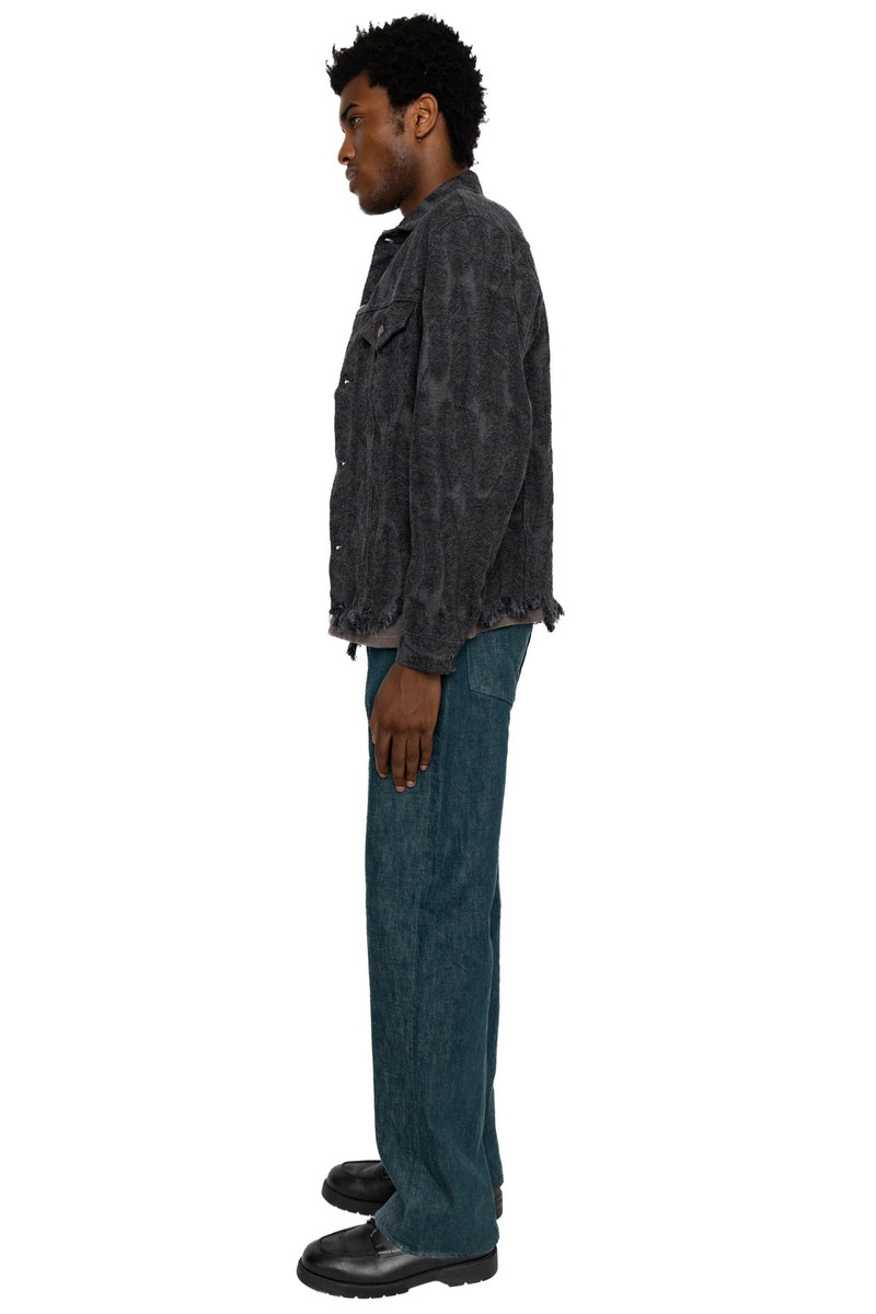 Kapital 12oz MAGPIE Denim 3rd JKT - Black x Black outlook