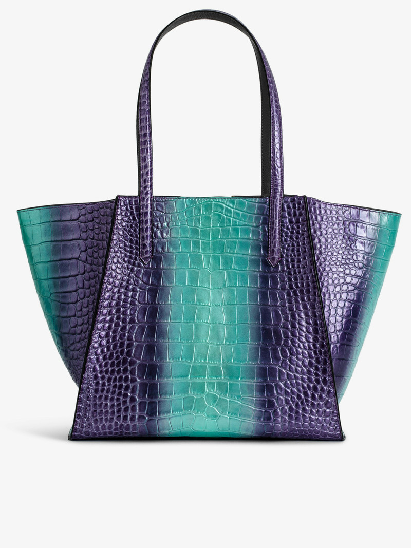 Zadig & Voltaire Le Borderline Embossed Metallic Bag outlook