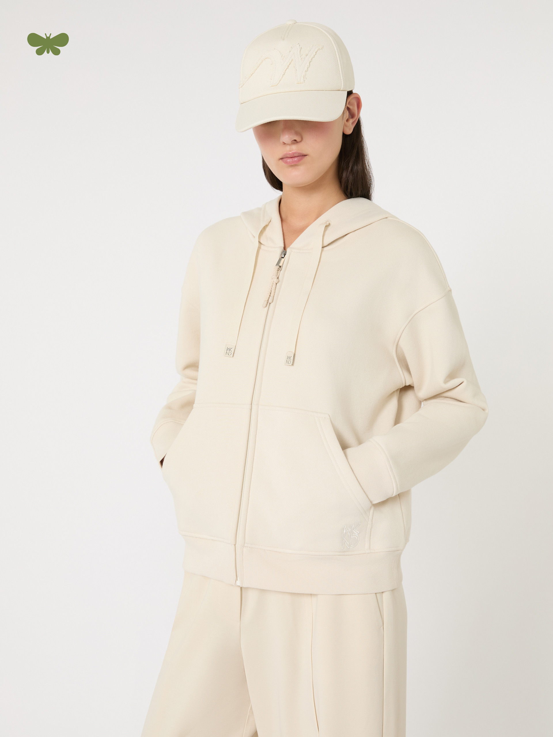 CANE Zip-up cotton sweatshirt - 5