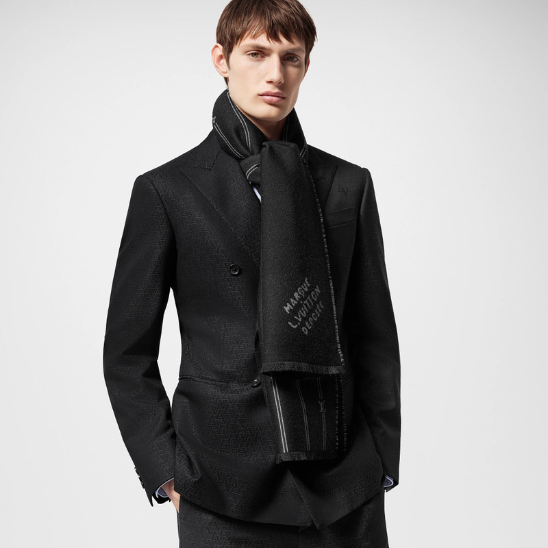 Monogram Stripes Scarf 5