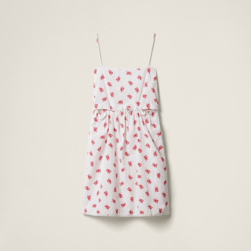 Slubbed poplin dress 1