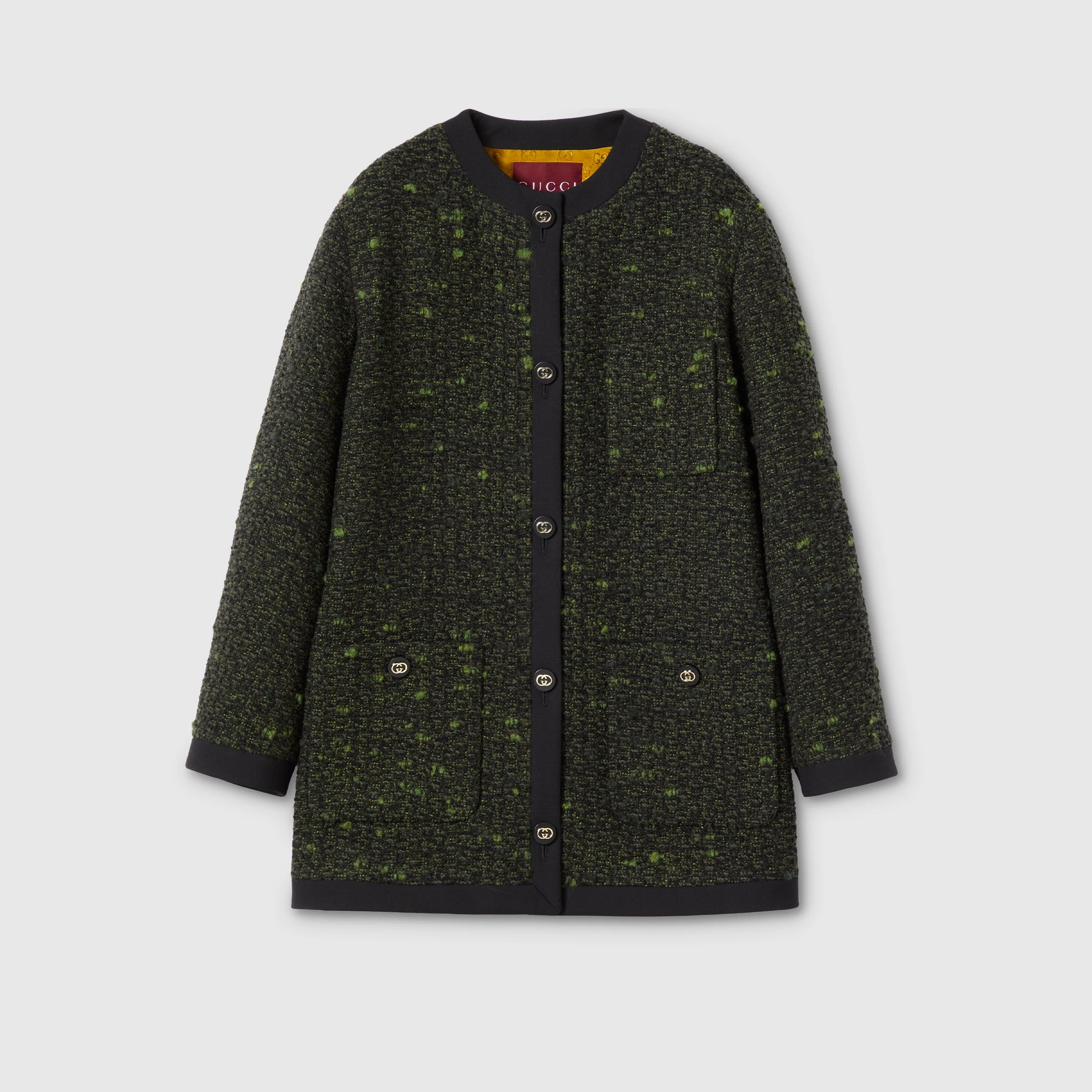 Wool bouclé jacket - 1