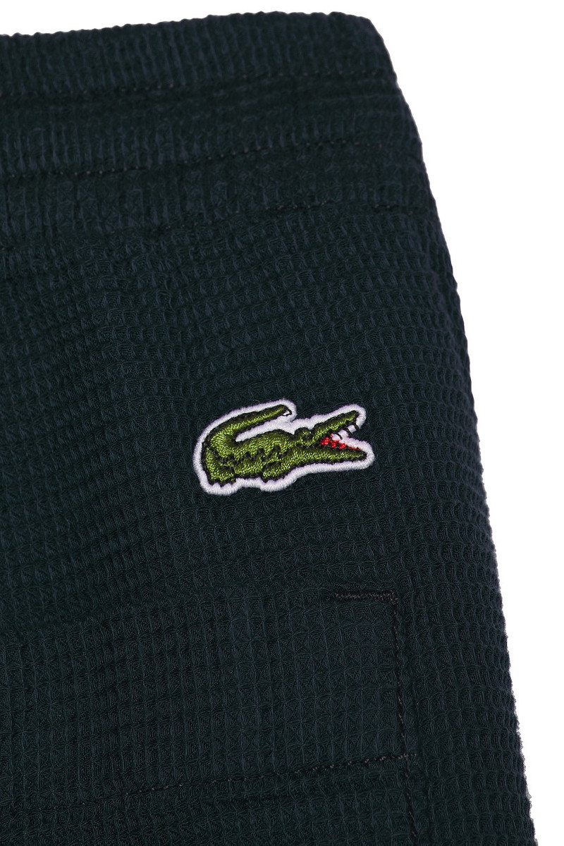 LACOSTE Waffle Monochrome Elasticated Textured Shorts outlook