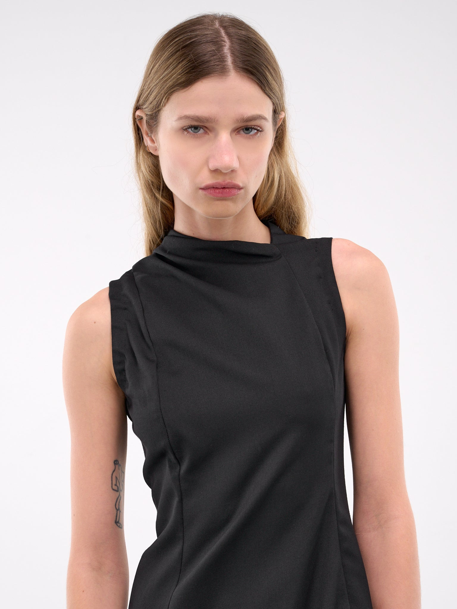 Upside-Down Trousers Mini Dress - 4