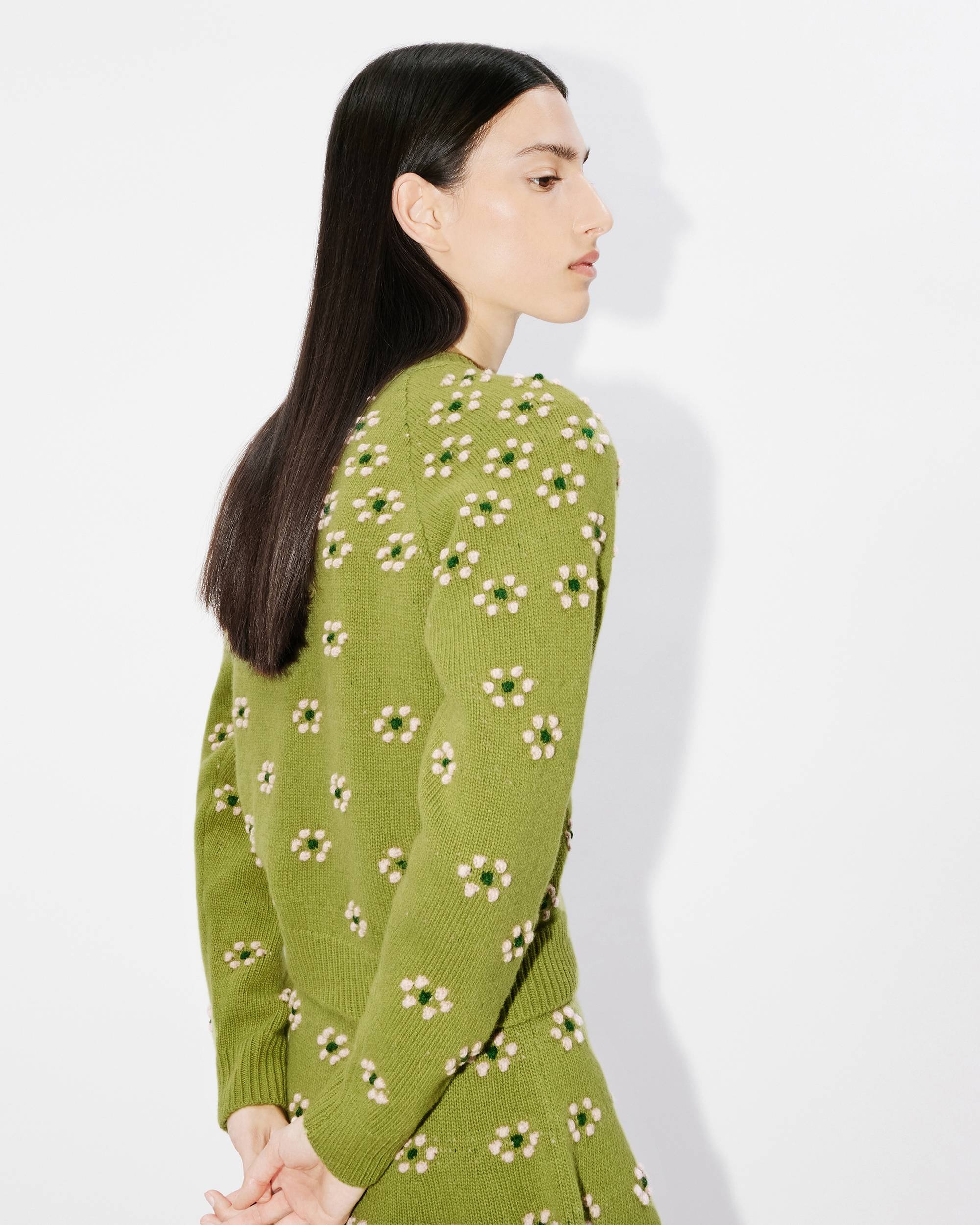 Popcorn stitch 'Fair Isle' jumper - 6