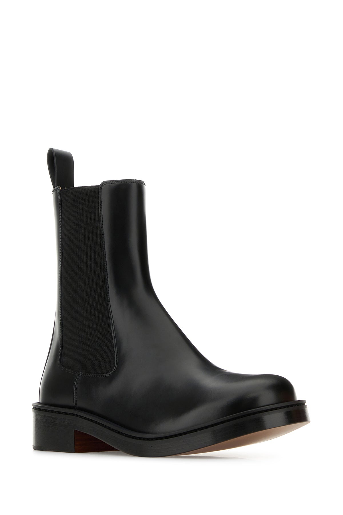 Black leather ankle boots - 2