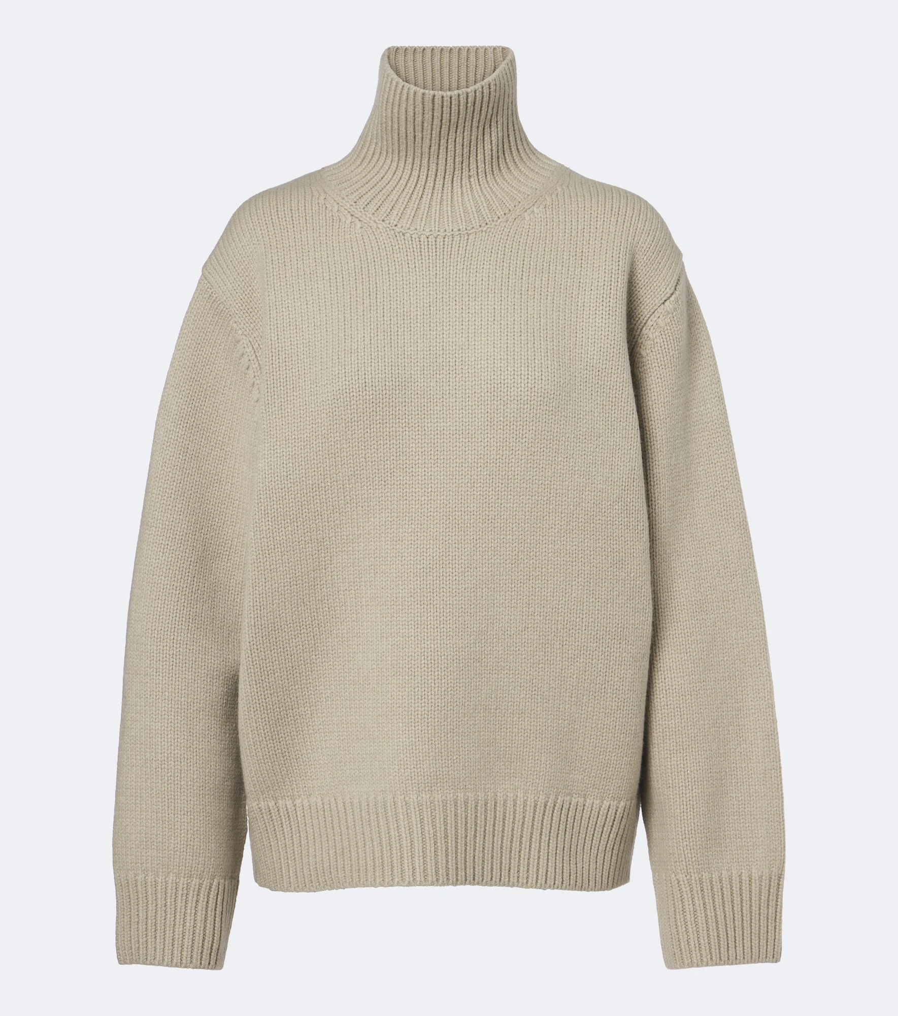 Oversized wool turtleneck sweater - 1