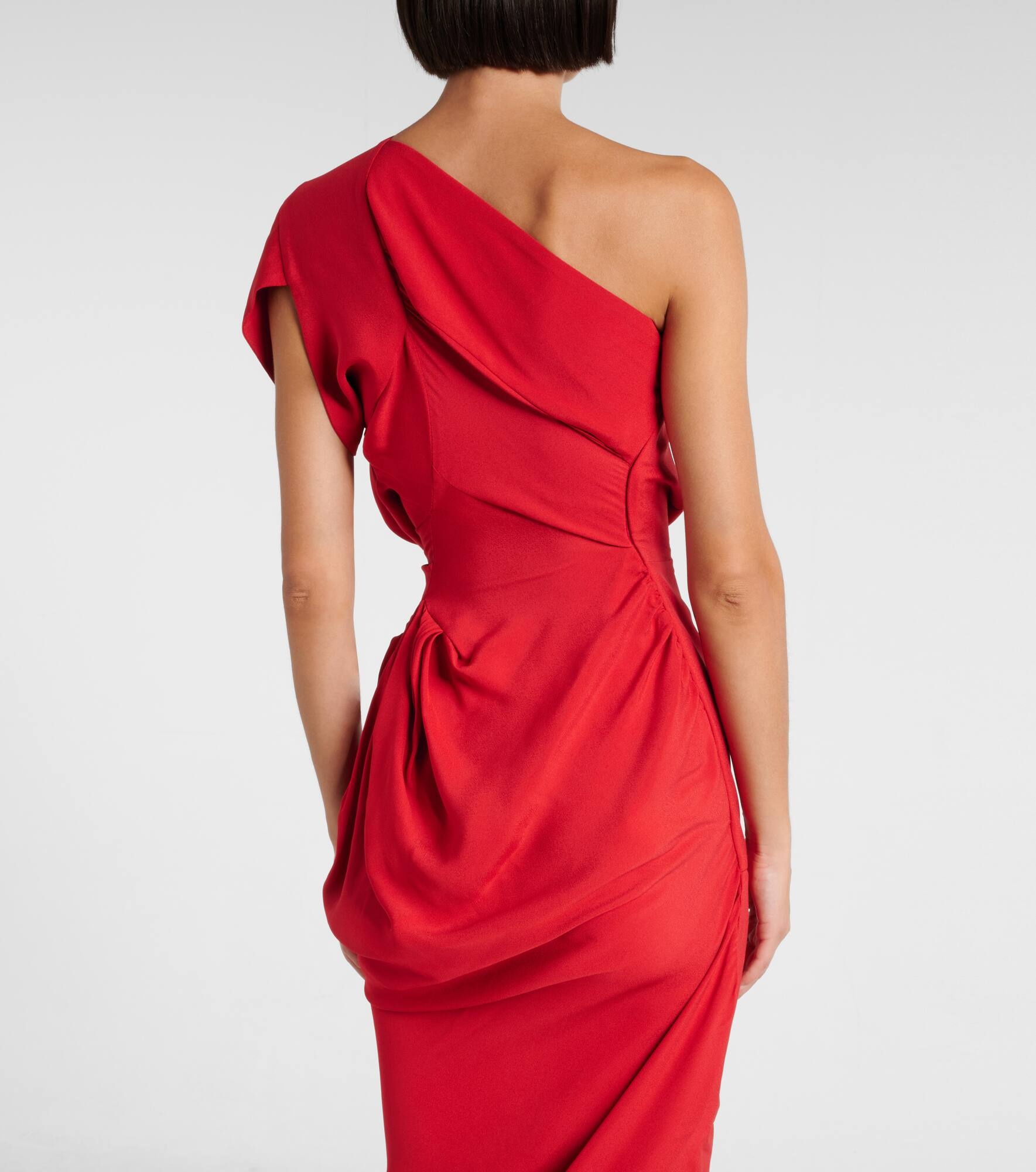 Andalouse one-shoulder midi dress - 6