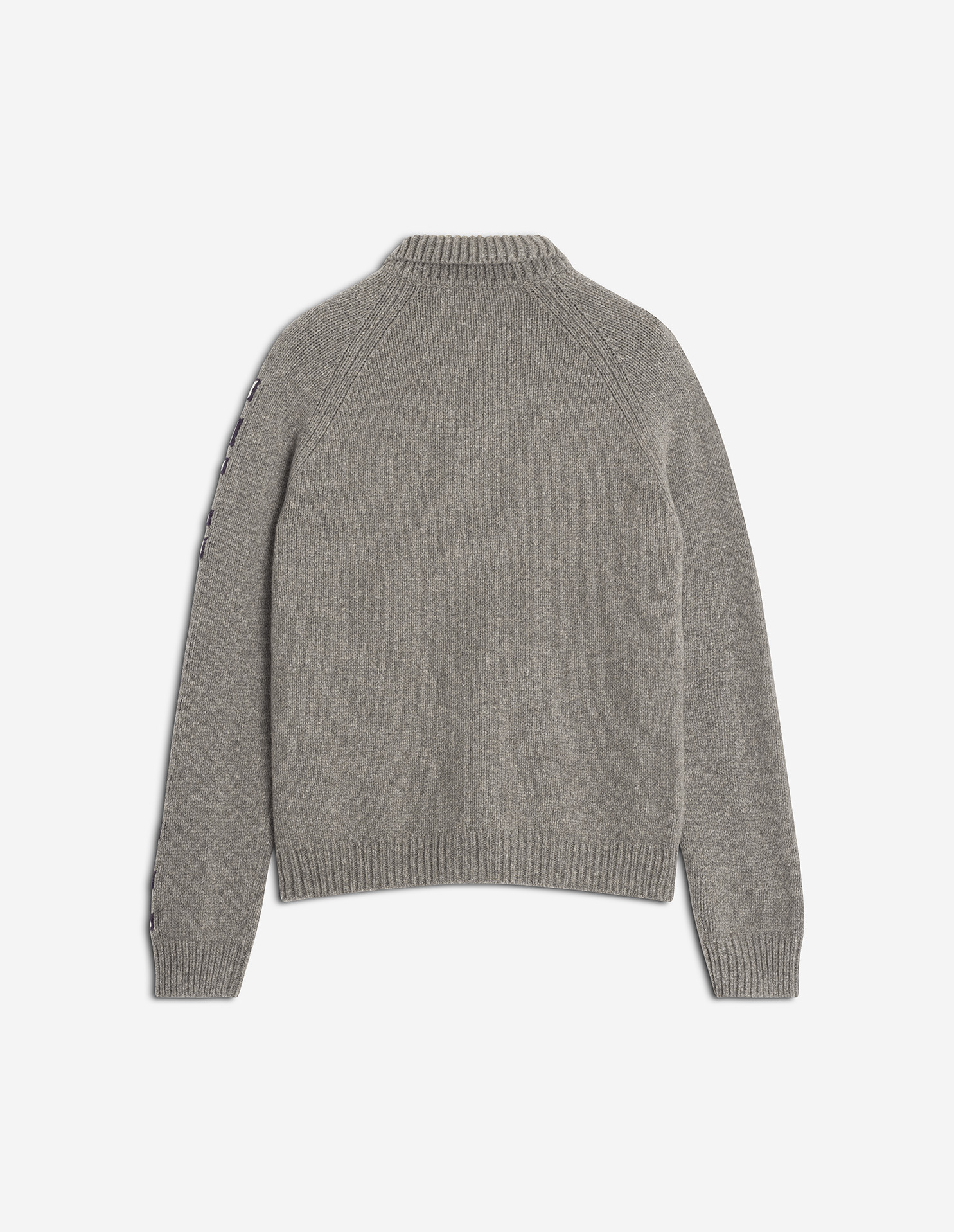 COLLEGE KNITTED WOOL JACKET - 7