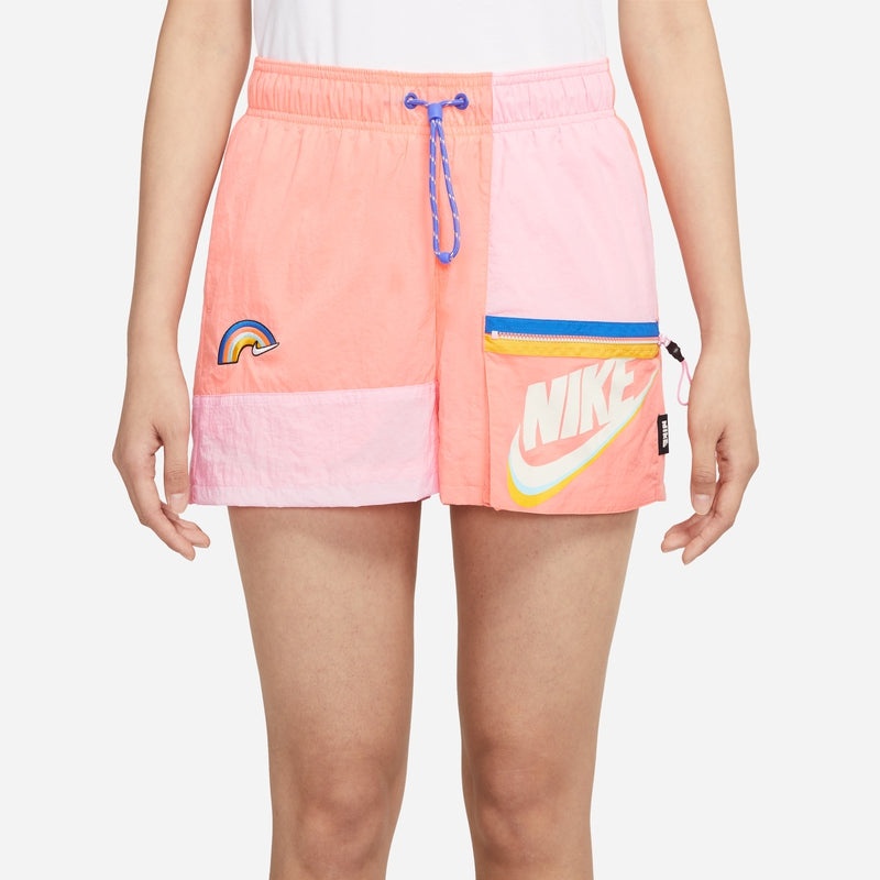 (WMNS) Nike AS W Nike Sportswear ICON CLASH Short CRIMSON BLISS DJ5376-641 - 5