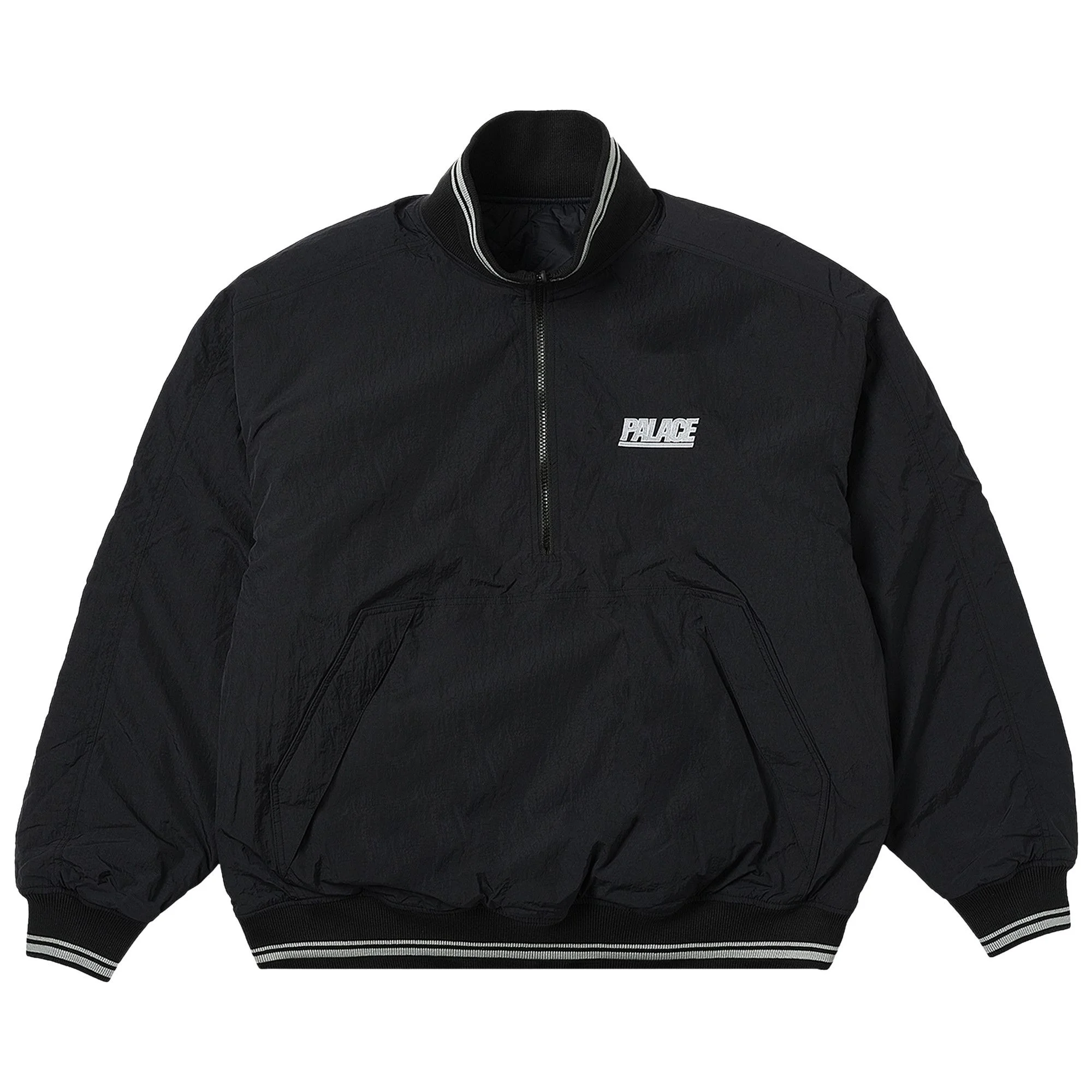 Palace Reversible Quilted Sports Bomber 'Black' - 1