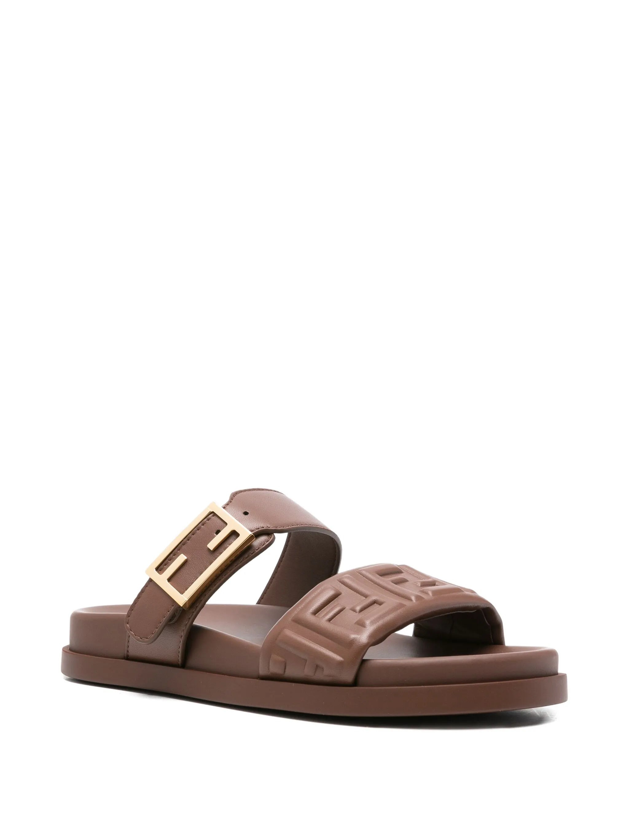 Fendi Double-band Flat Sandals - 2