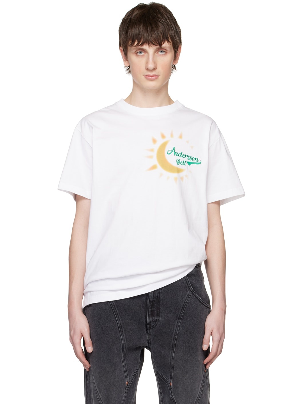◆ANDERSSON BELL◆ Essential Unisex Sundance T-Shirt atb1401 ATB1083U-CHCOAL_sivasdescalzo-