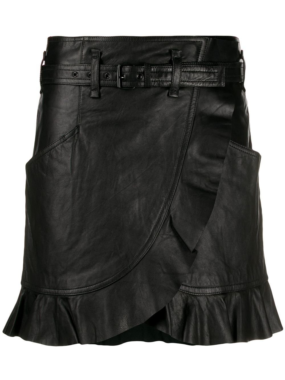 ruffle wrap skirt - 1