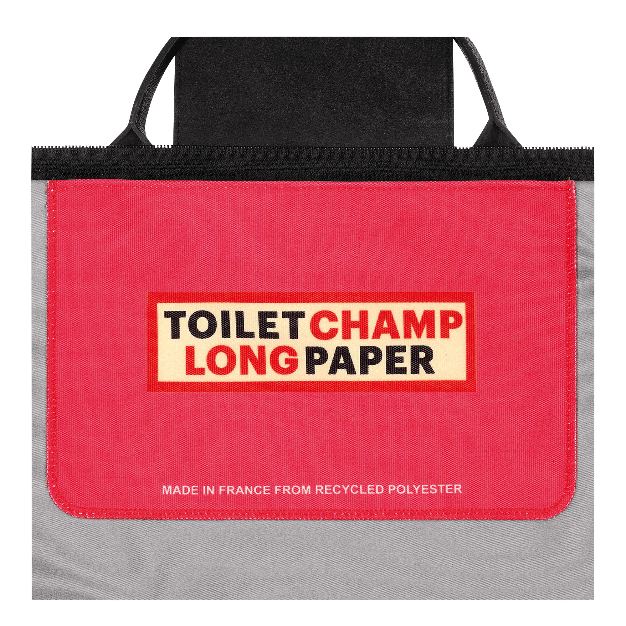 Longchamp x ToiletPaper S Travel bag Red - Canvas - 5