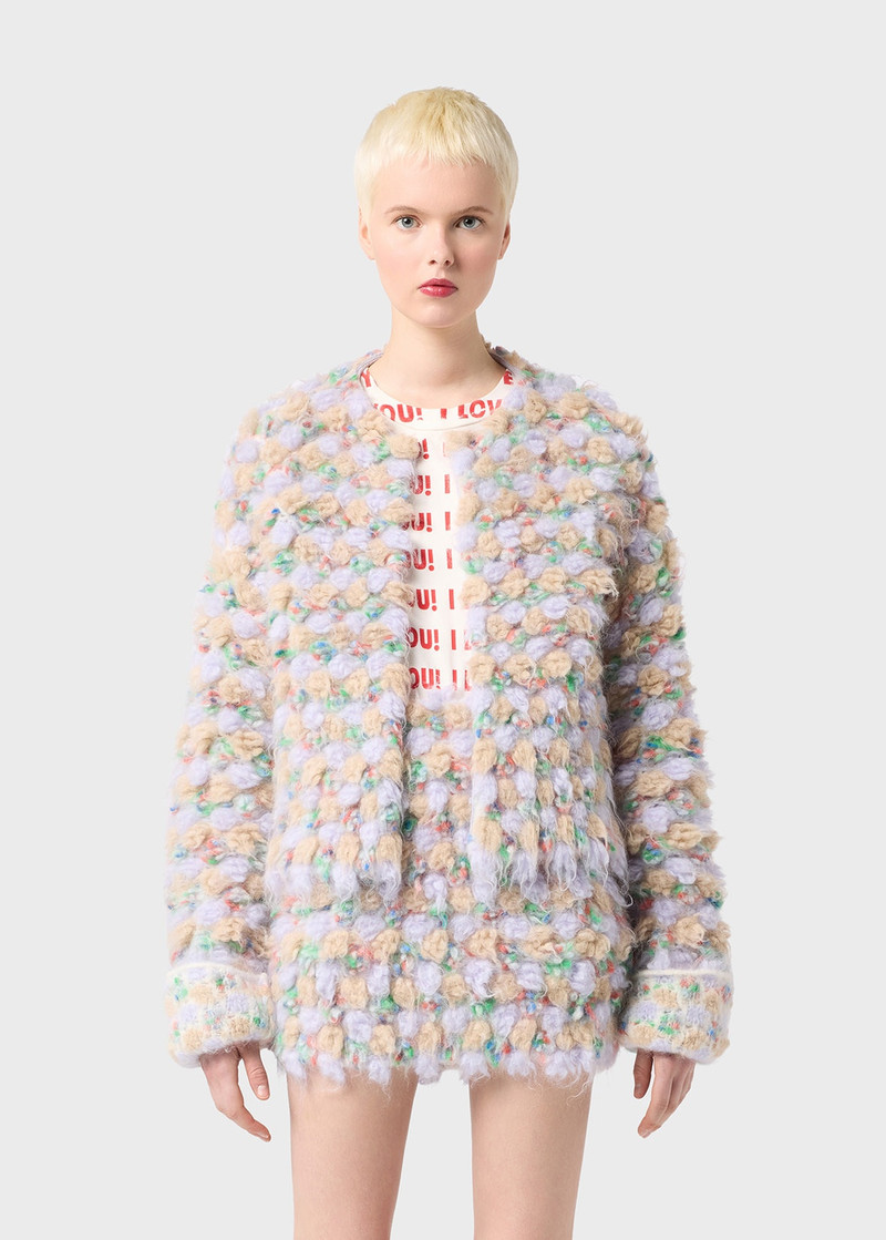 JACKET IN BOUCLÉ KNIT 3