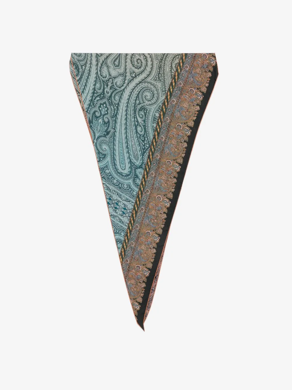 paisley-print scarf - 1