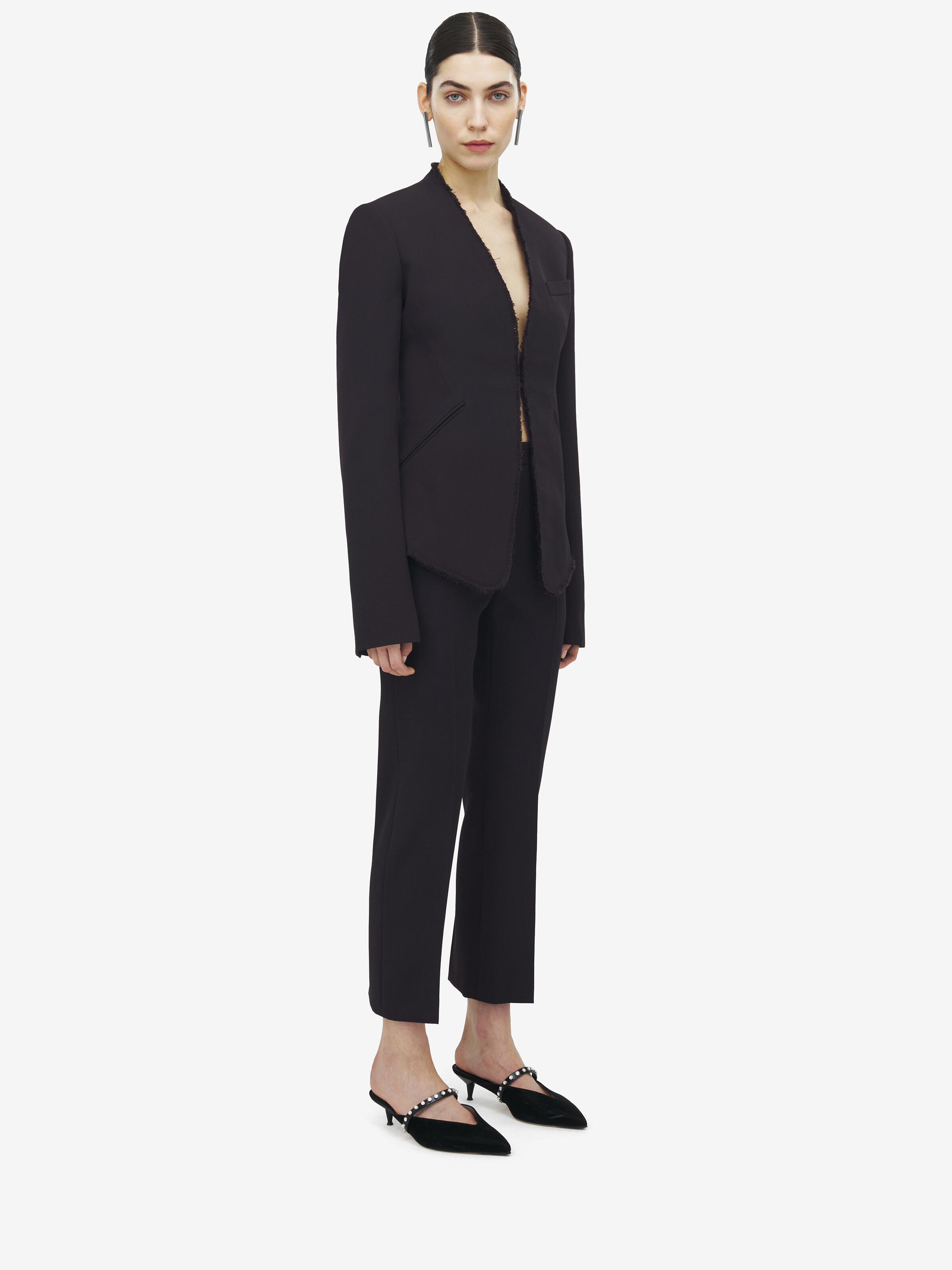 Raw Edge Tailored Jacket - 4