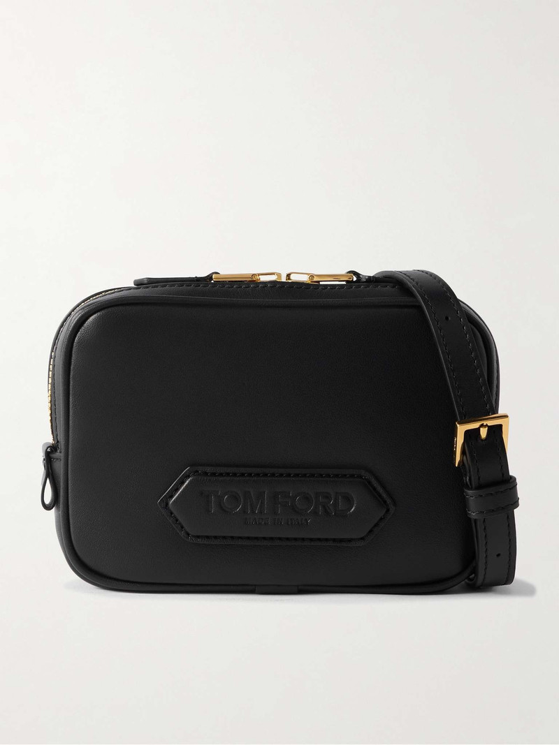 Leather Messenger Bag - 1