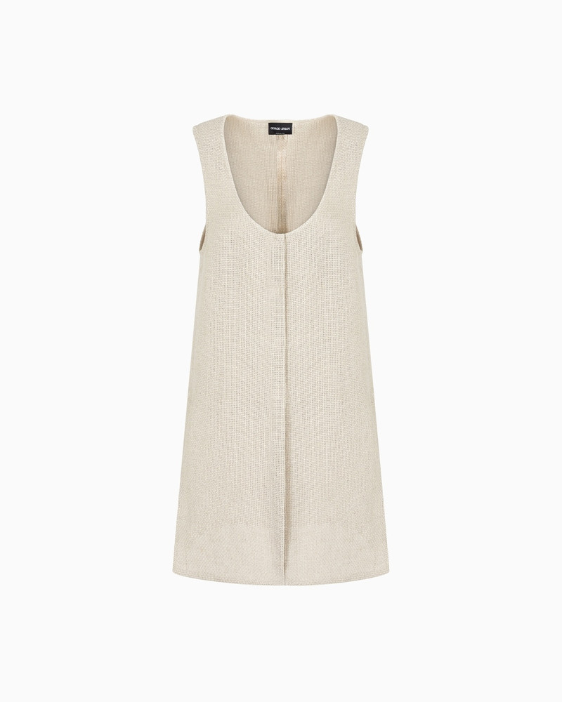 LONG TOP IN LINEN GAUZE 1