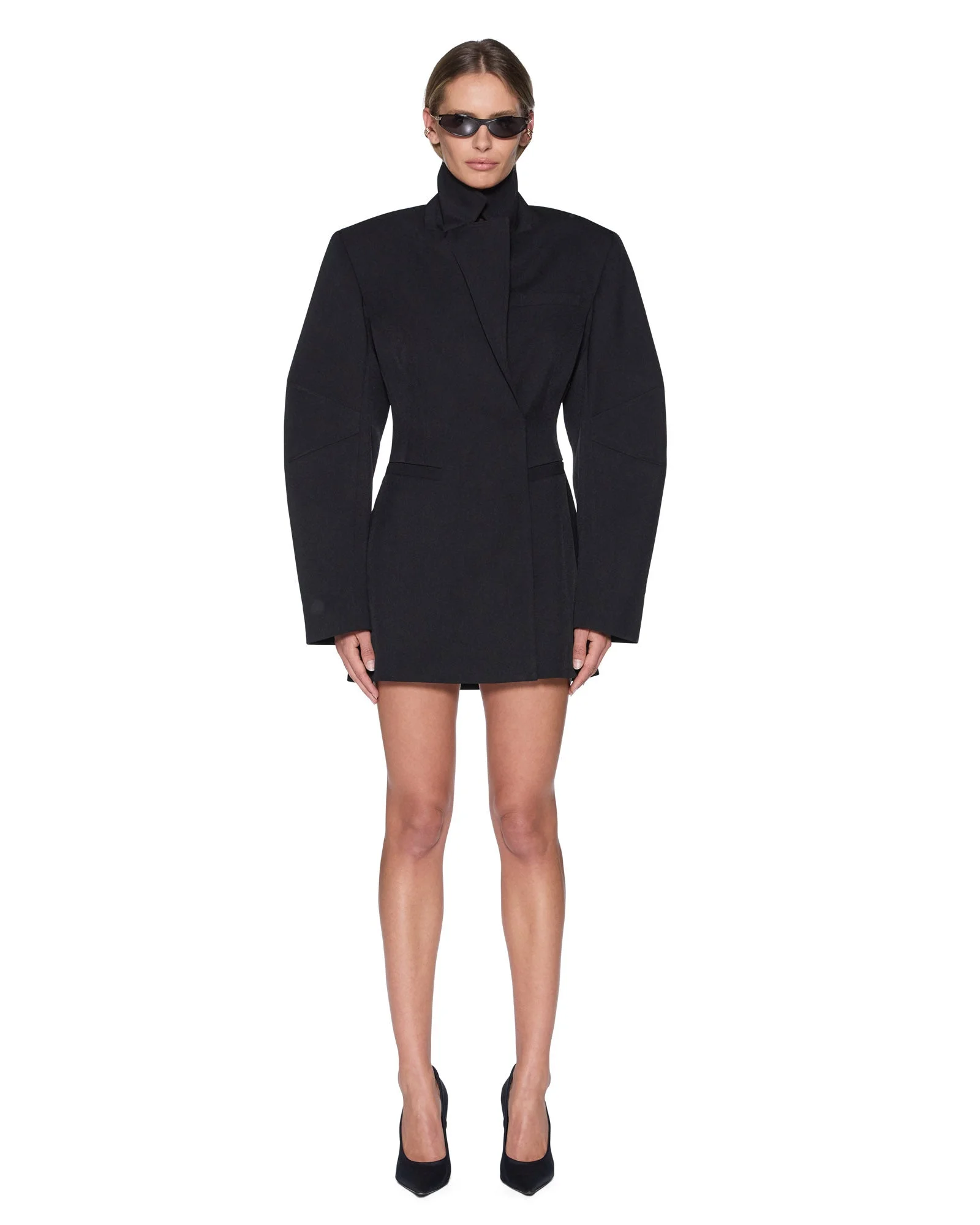 DARE BLAZER DRESS BLACK - 1