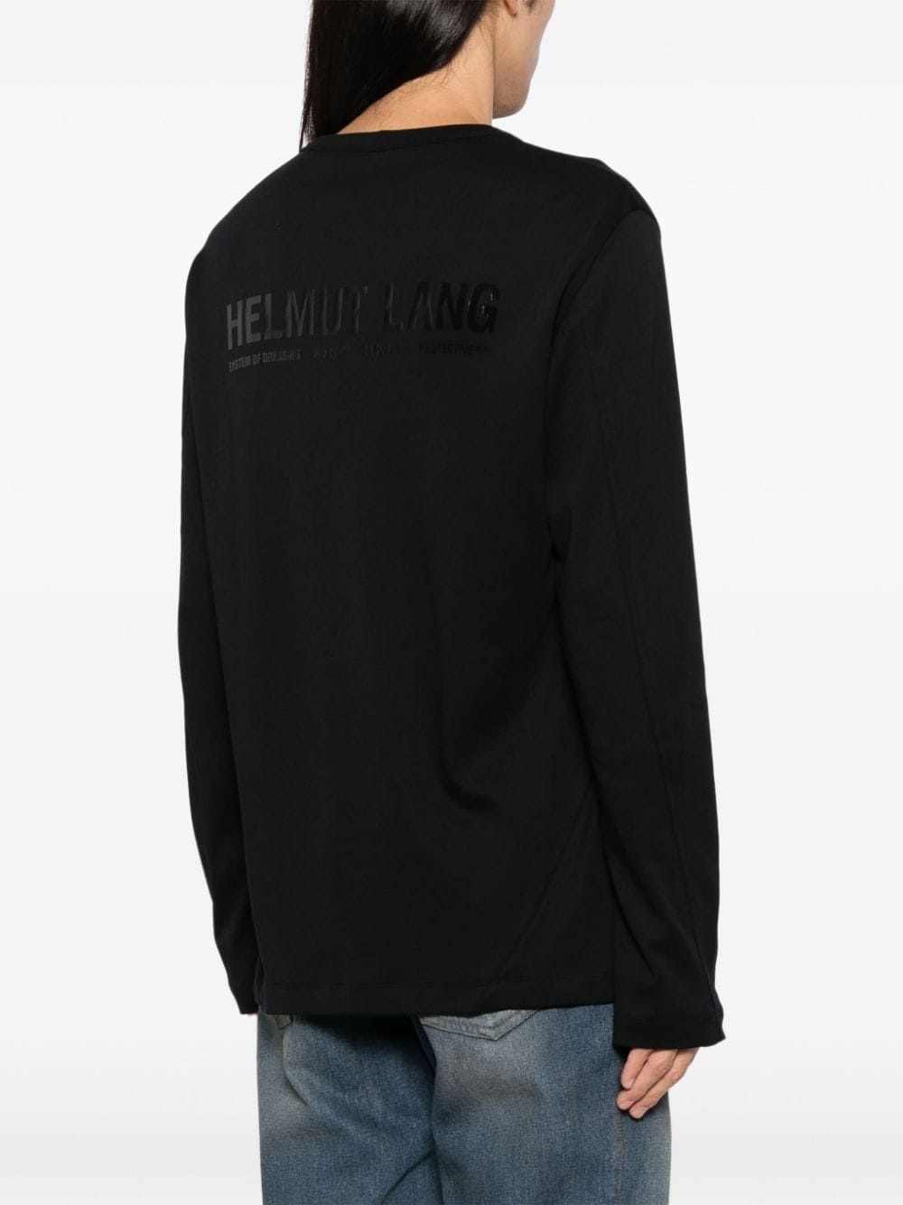 logo-print long-sleeved T-shirt - 4
