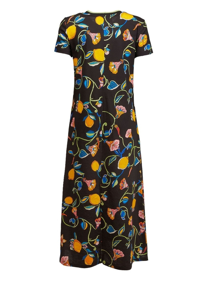 floral-print shift midi dress 5