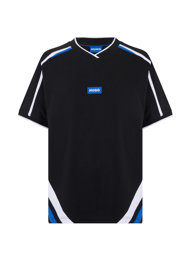 panelled T-shirt 1