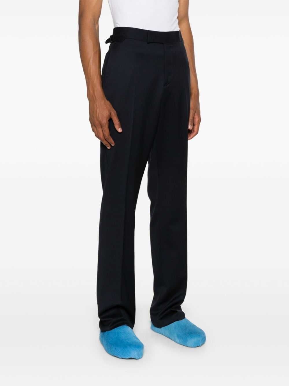 mid-rise tailored trousers - 3