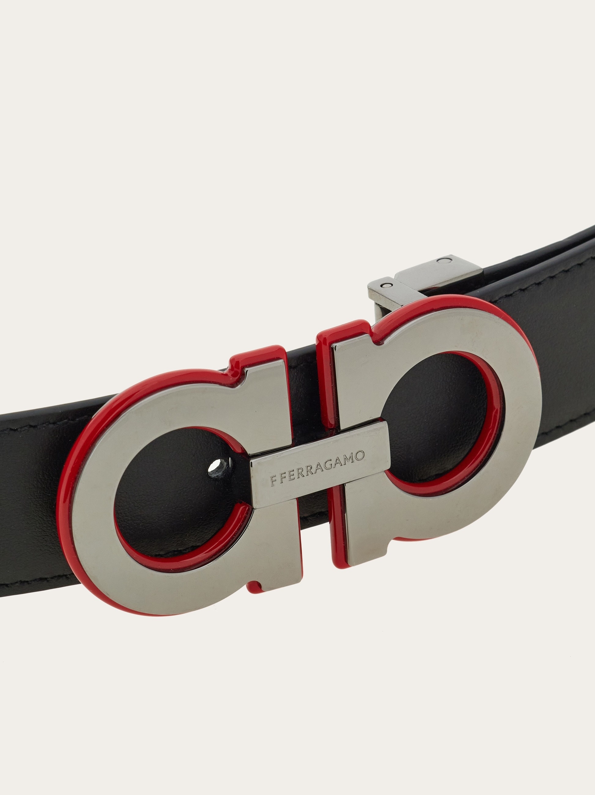 Reversible and adjustable Gancini belt - 5
