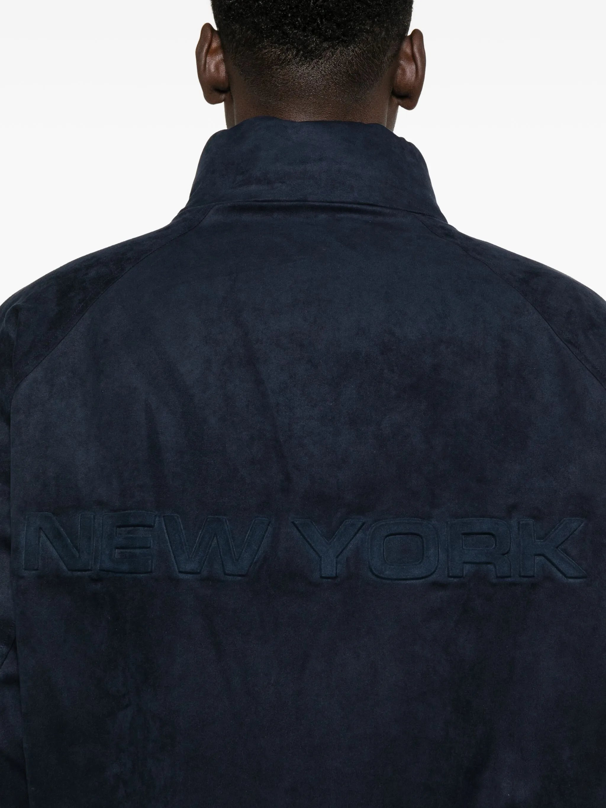 Emporio Armani Tonal-logo Press-studs Jacket - 5